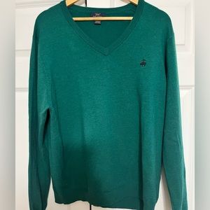 Brooks Brothers men’s XL green wool sweater